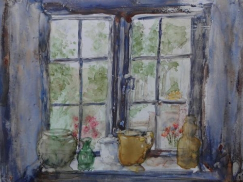 Window into the Garden by Susan Weinberg-Harter