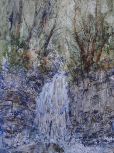 Forest Waterfall by Susan Weinberg-Harter