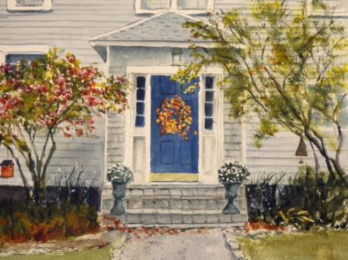 Blue Door by Linda Bienhoff